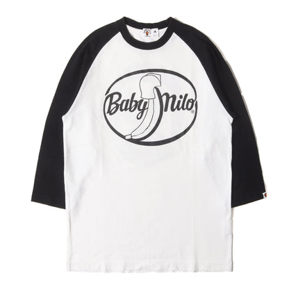 00s ベビーマイロロゴ 7分袖 ラグラン Tシャツ