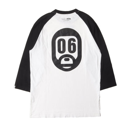 00s ベビーマイロロゴ 7分袖 ラグラン Tシャツ