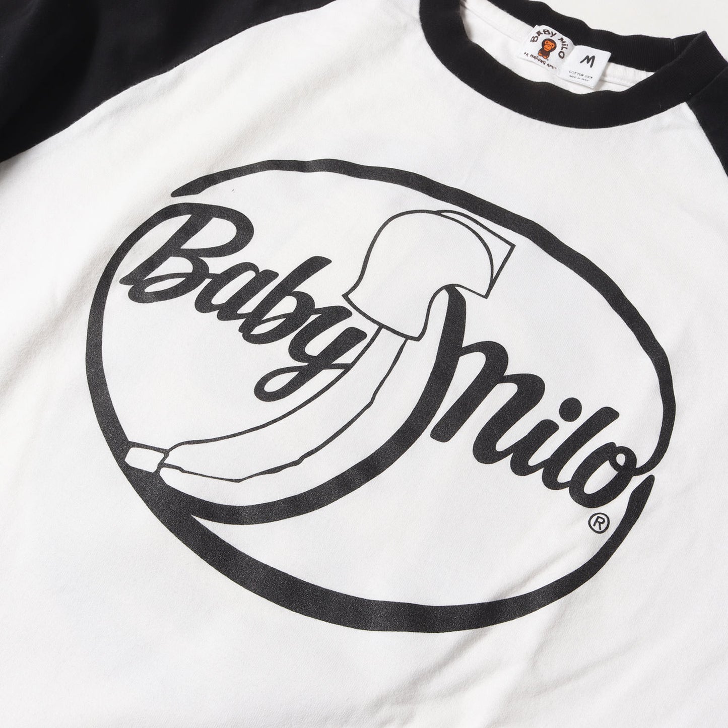 00s ベビーマイロロゴ 7分袖 ラグラン Tシャツ