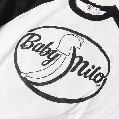 00s ベビーマイロロゴ 7分袖 ラグラン Tシャツ