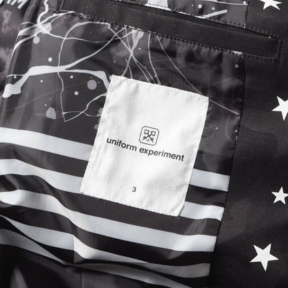 裏地アーカイブ柄 スターカモ ストレッチ テーラードジャケット