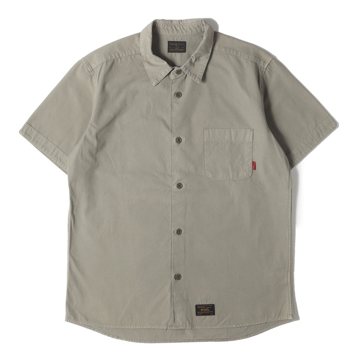 コットンウェザークロス 半袖シャツ(TRAD S/S)