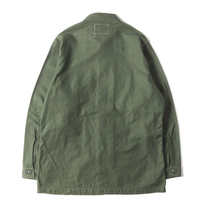 コットンサテン ミリタリーシャツ(WMILL-LS 02 / LS / COTTON. SATIN)