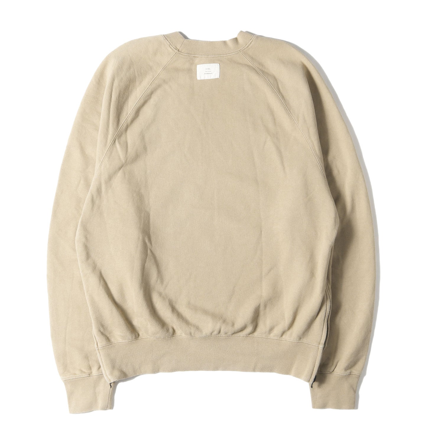 FOG ESSENTIALS サイドジップ クルーネック スウェット