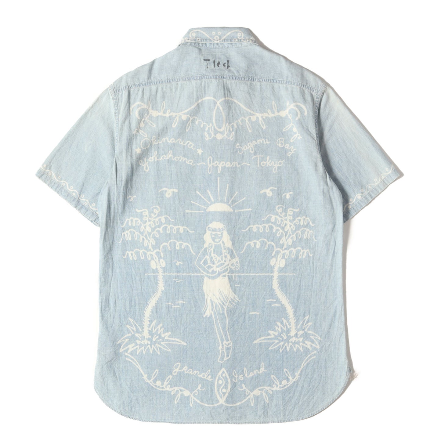 LIMITED EDITION フラガール シャンブレー 半袖シャツ