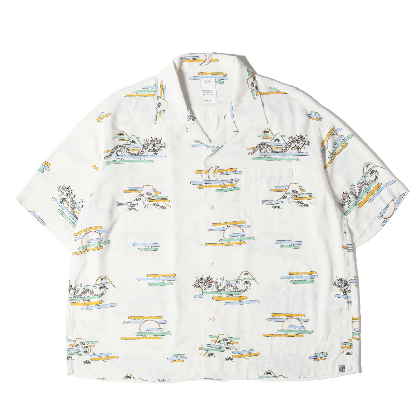 24SS 龍&富士山 和柄 レーヨン アロハシャツ(COPA SHIRT S/S)