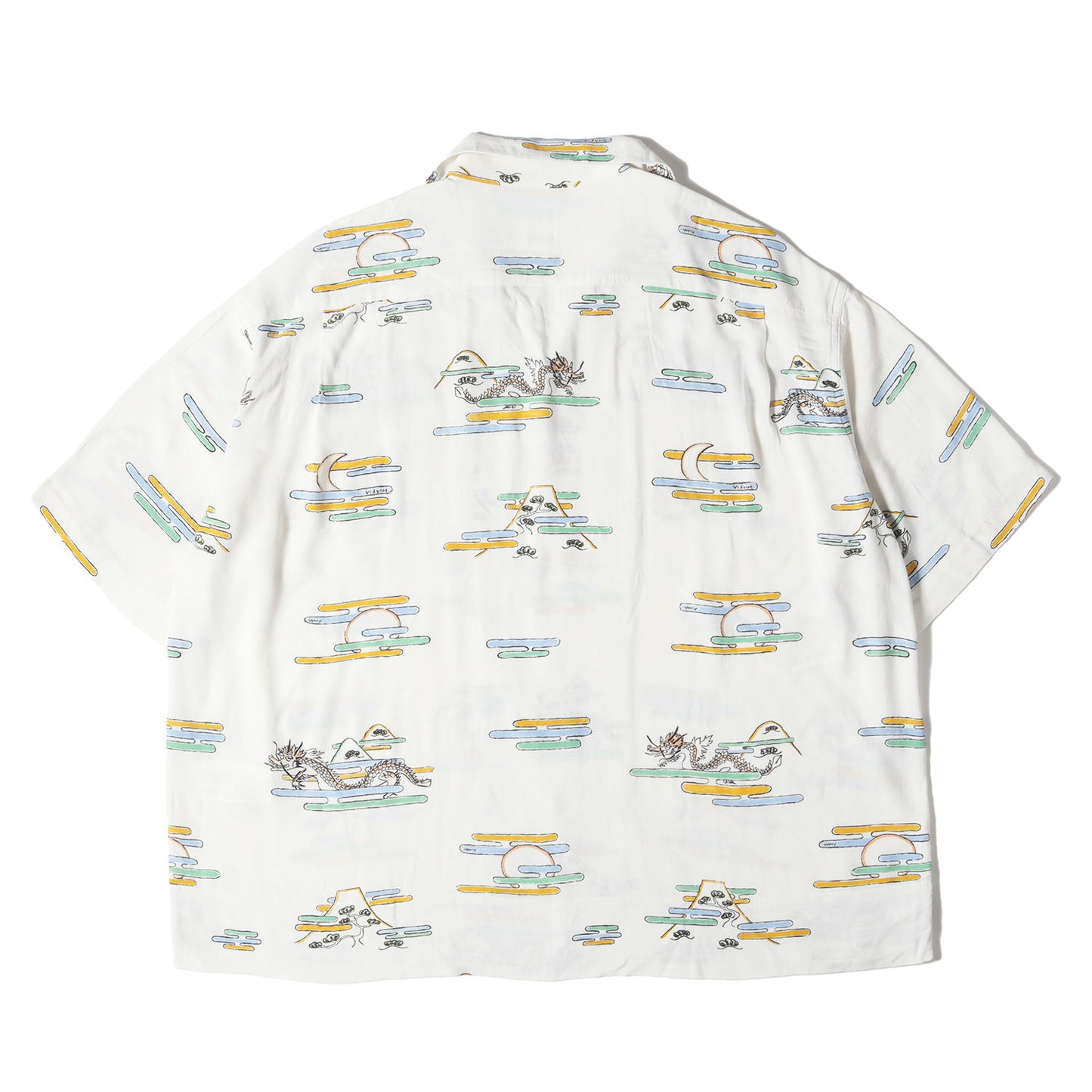 24SS 龍&富士山 和柄 レーヨン アロハシャツ(COPA SHIRT S/S)