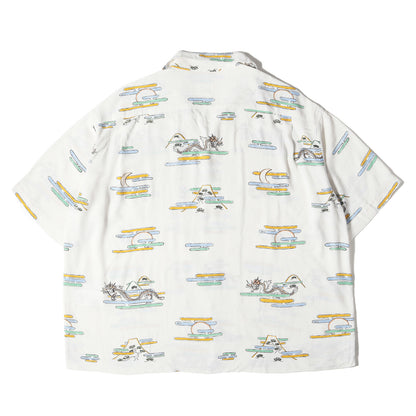 24SS 龍&富士山 和柄 レーヨン アロハシャツ(COPA SHIRT S/S)