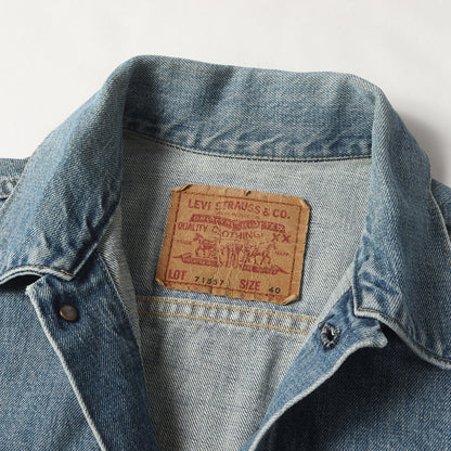 90s 71557 3rd Big E デニムジャケット / 日本製 Gジャン トラッカー