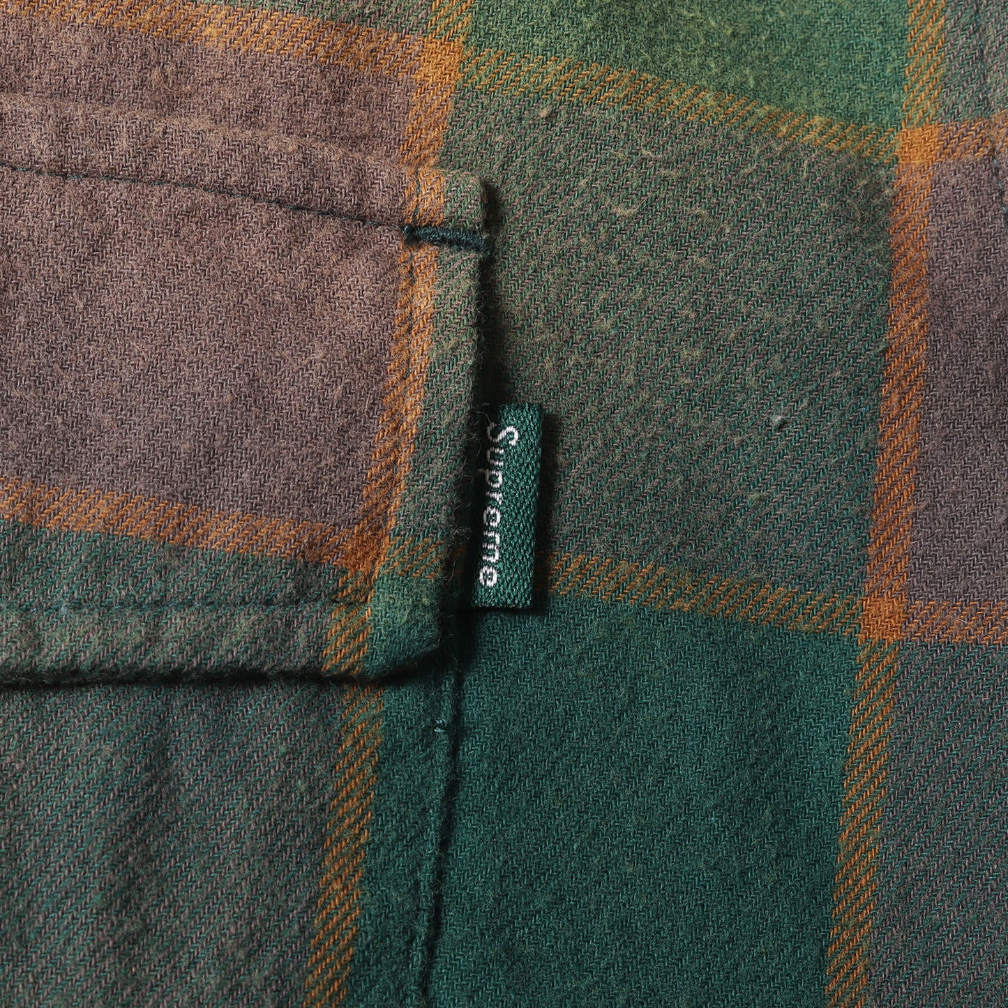 フェード加工 キルティング チェック フランネルシャツ(Quilted Faded Plaid Shirt)