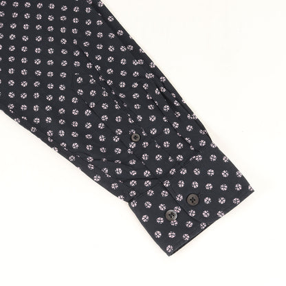 小紋柄 コットンブロード シャツ