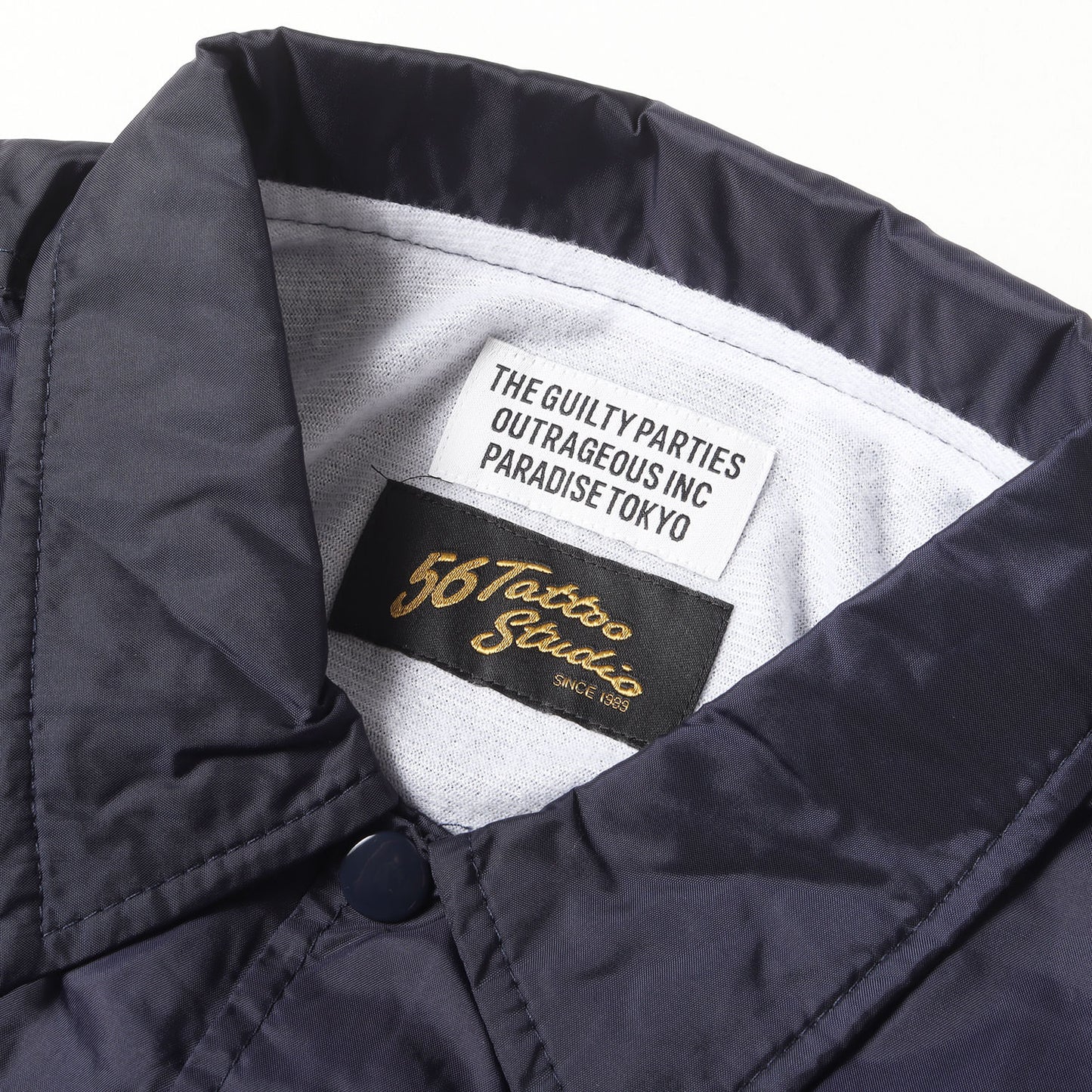 24SS ×56 TATTOO STUDIO 鬼スカル コーチジャケット(COACH JACKET)