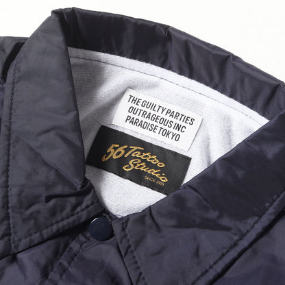 24SS ×56 TATTOO STUDIO 鬼スカル コーチジャケット(COACH JACKET)