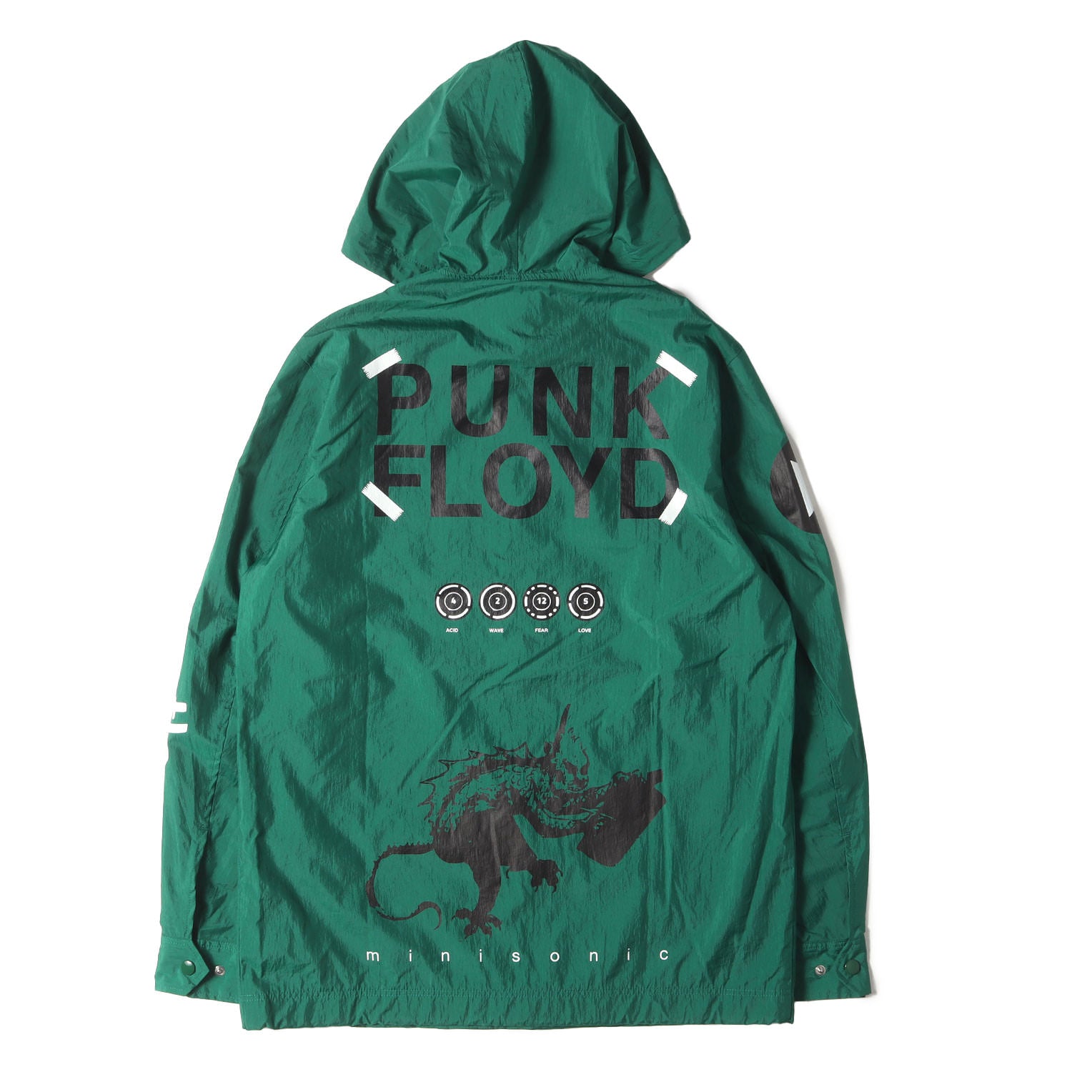 undercover PUNK FLOYD コーチジャケット Punk Floyd フード付き コーチジャケット - ブランド古着の通販・買取