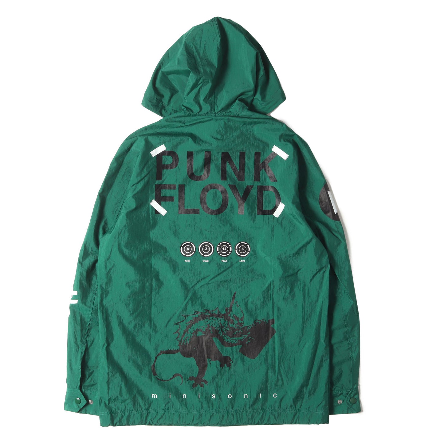 Punk Floyd フード付き コーチジャケット