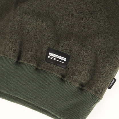 23AW ロゴ刺繍 ポーラテックフリース スウェット