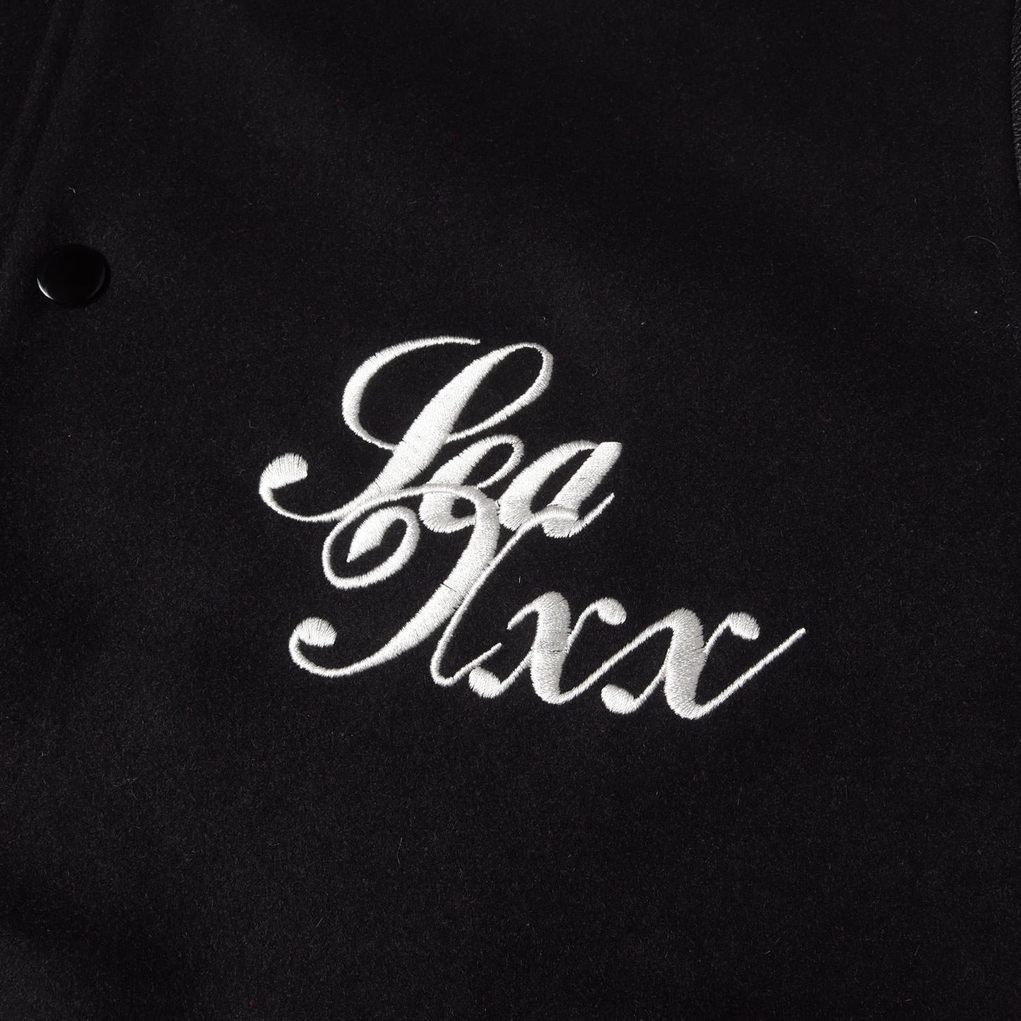 21AW ×GOD SELECTION XXX 袖レザー メルトン バーシティジャケット / スタジャン(Varsity Jacket)