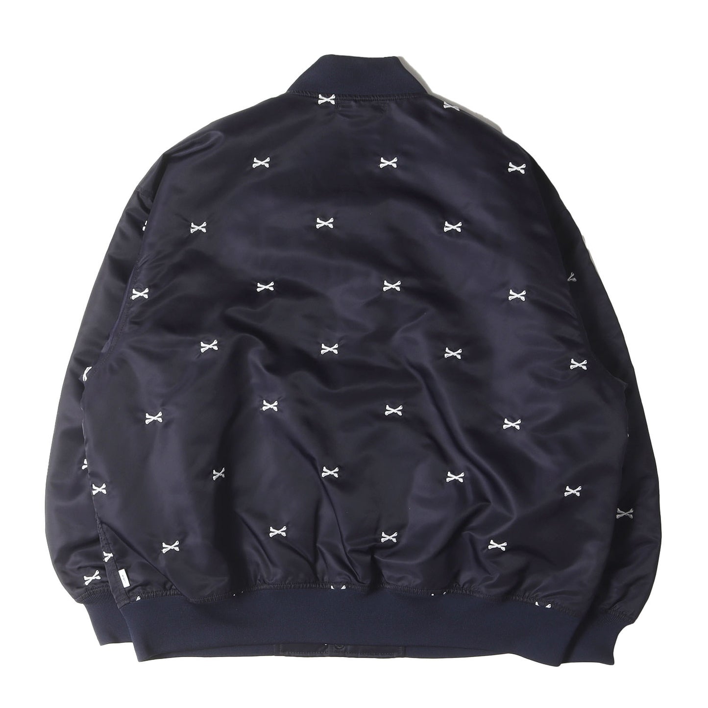 22SS クロスボーン柄 チームジャケット / サテンスタジャン(TEAM / JACKET)