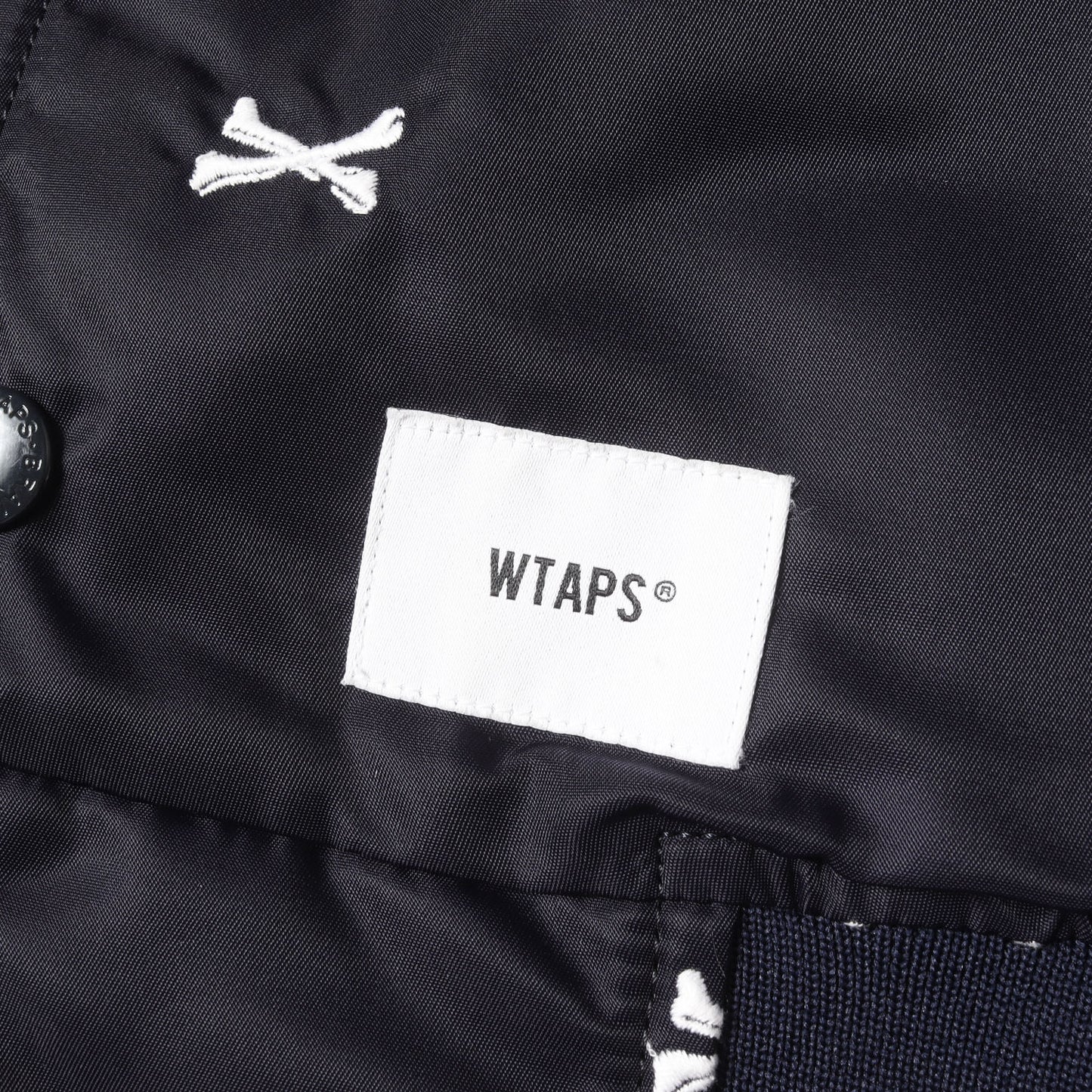 22SS クロスボーン柄 チームジャケット / サテンスタジャン(TEAM / JACKET)