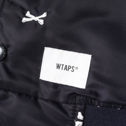 22SS クロスボーン柄 チームジャケット / サテンスタジャン(TEAM / JACKET)