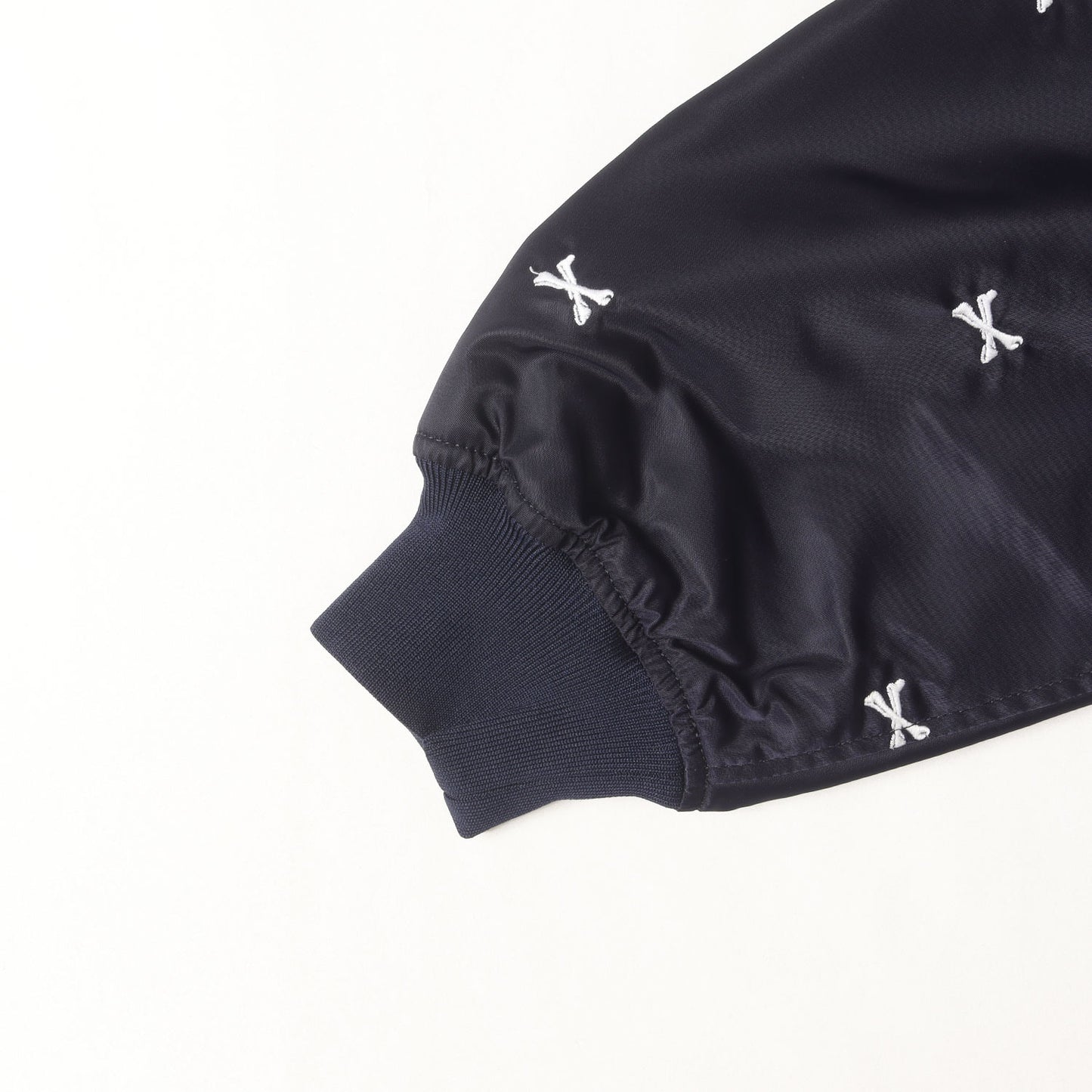 22SS クロスボーン柄 チームジャケット / サテンスタジャン(TEAM / JACKET)