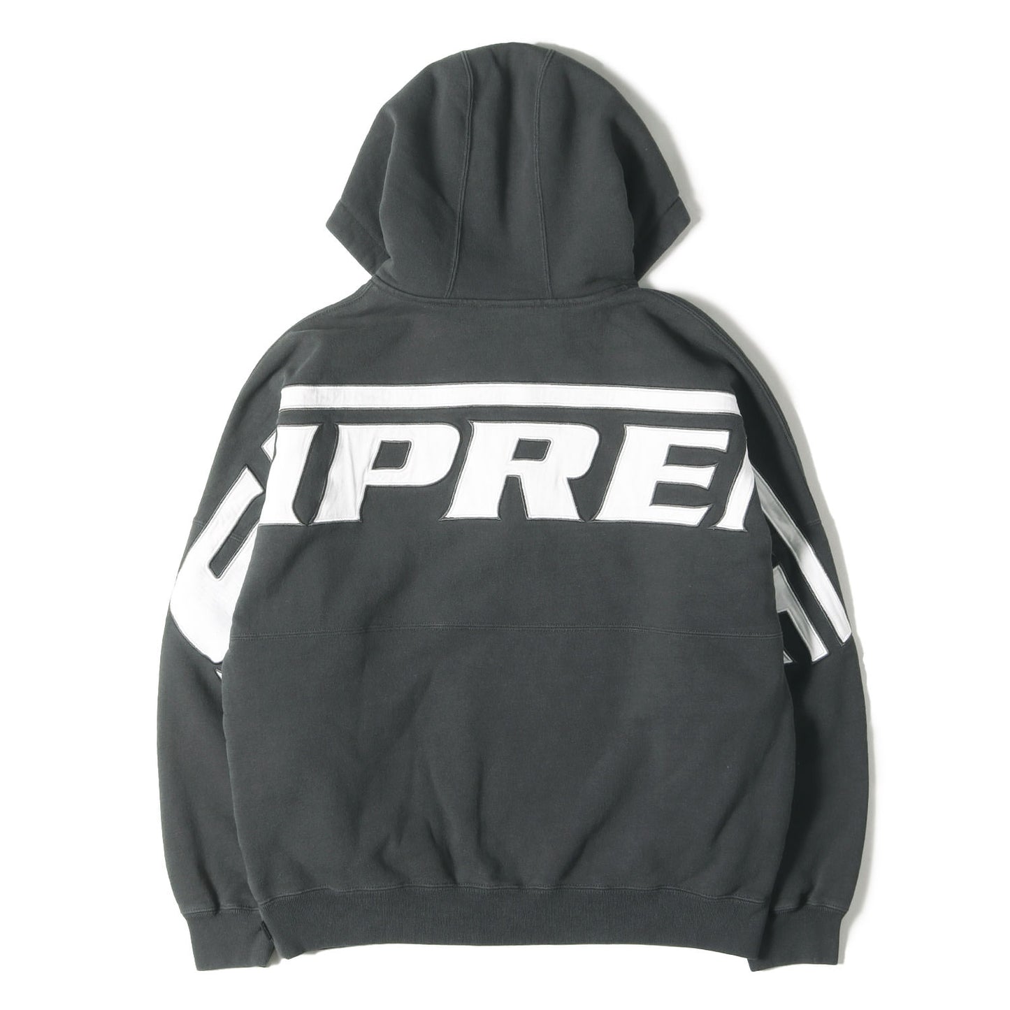 24SS ワッペンロゴ ハーフジップ スウェットパーカー(Wrapped Half Zip Hooded Sweatshirt)