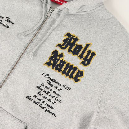 24SS ロゴワッペン スウェット ジップパーカー(Salvation Zip Up Hooded Sweatshirt)