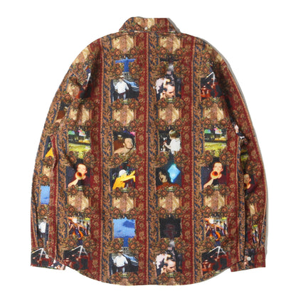 23AW フォトプリント コーデュロイ ボタンダウンシャツ(Hardcore Printed Corduroy Shirt)