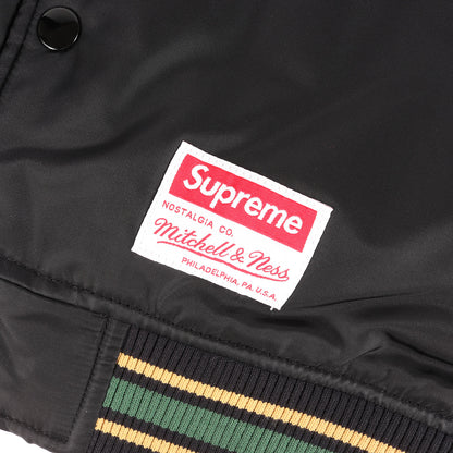 25SS ×Mitchell & Ness サテン バーシティジャケット / スタジャン(Camo Logo Varsity Jacket)