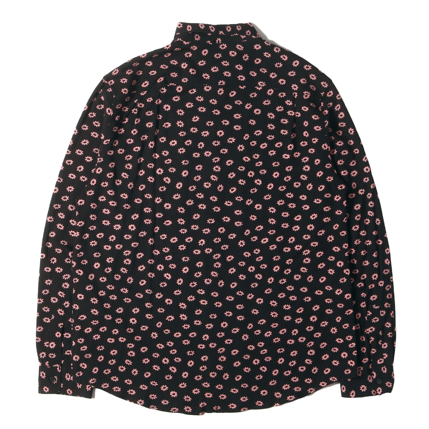 フラワー柄 オープンカラー レーヨンシャツ(Flowers L/S Rayon Shirt)