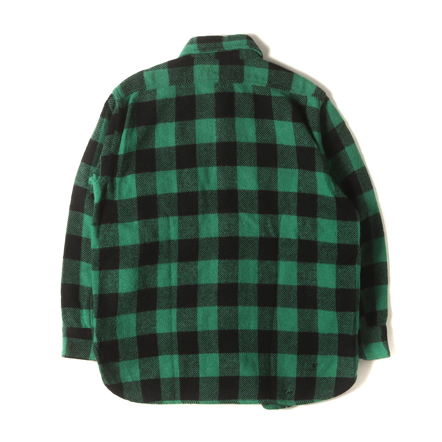 60s マチ付き バッファロー チェック ウール シャツ / TOWN CRAFT PENNY'S
