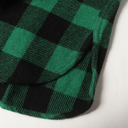 60s マチ付き バッファロー チェック ウール シャツ / TOWN CRAFT PENNY'S