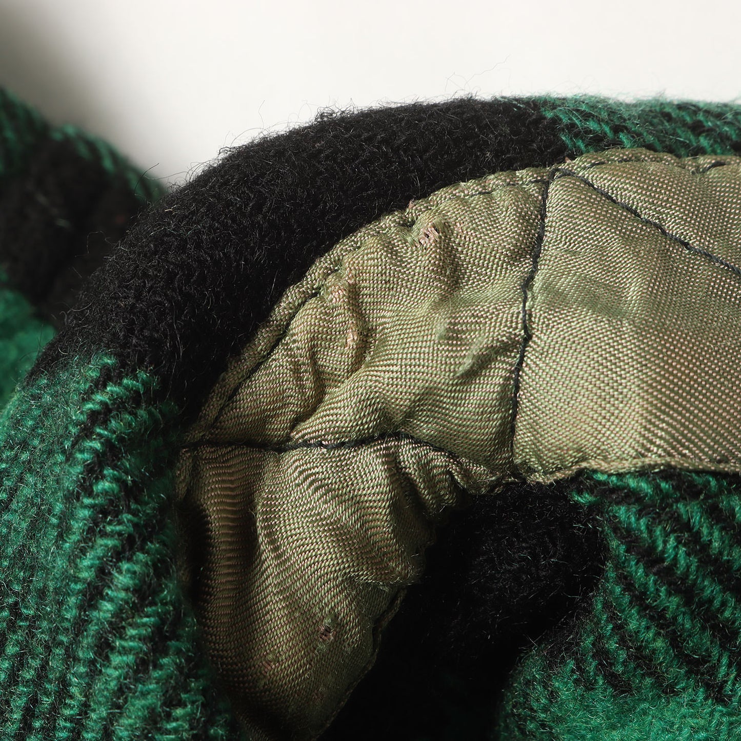 60s マチ付き バッファロー チェック ウール シャツ / TOWN CRAFT PENNY'S