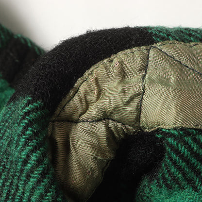 60s マチ付き バッファロー チェック ウール シャツ / TOWN CRAFT PENNY'S