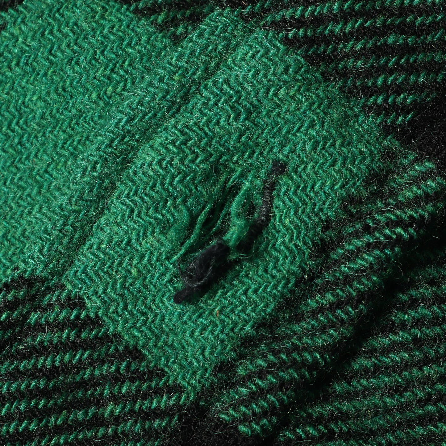 60s マチ付き バッファロー チェック ウール シャツ / TOWN CRAFT PENNY'S