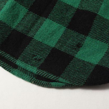 60s マチ付き バッファロー チェック ウール シャツ / TOWN CRAFT PENNY'S