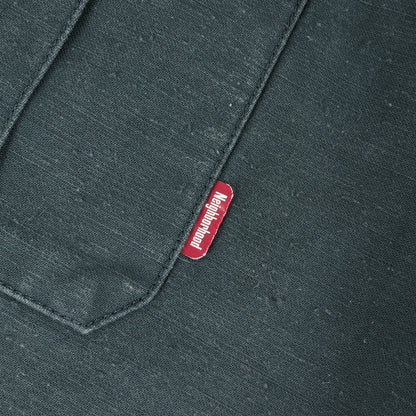 00s イーグル刺繍 バックサテン シャツ