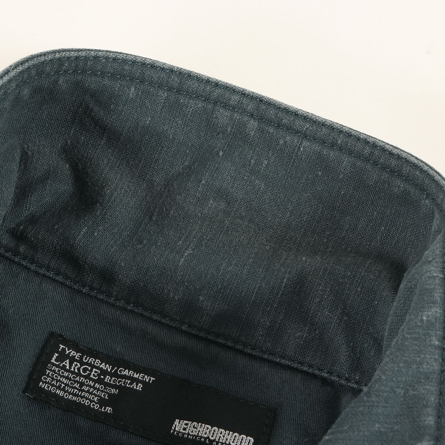 00s イーグル刺繍 バックサテン シャツ