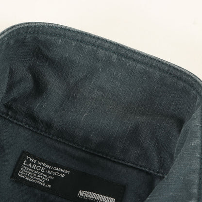 00s イーグル刺繍 バックサテン シャツ