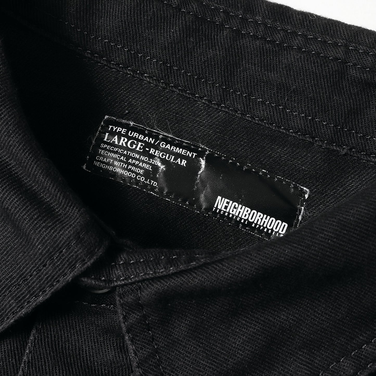 00s イーグル刺繍 リネン/コットン シャツ