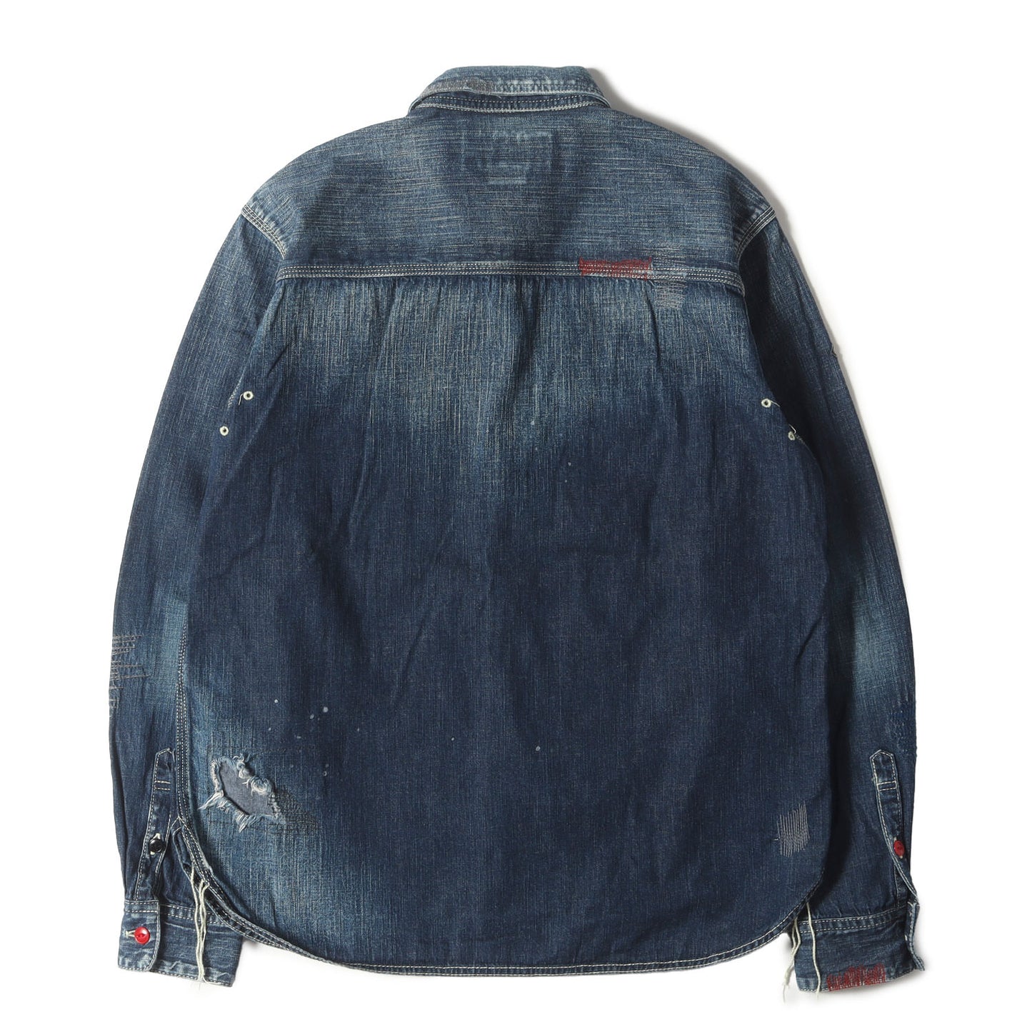 サベージ カスタム デニム ワークシャツ(SAVAGE7 / C-SHIRT. LS)