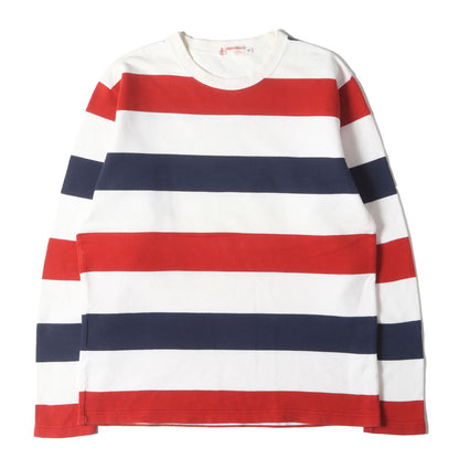 00s トリコロールボーダー ライトウェイト スウェット