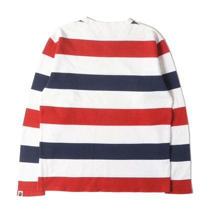 00s トリコロールボーダー ライトウェイト スウェット