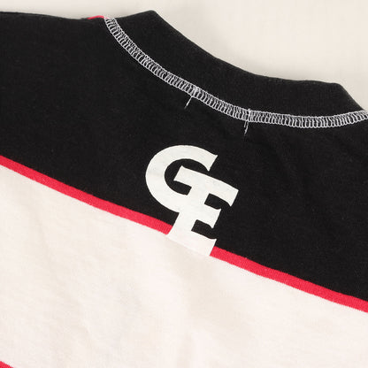 90s ヘンリーネック ボーダー ロングスリーブTシャツ(1998年モデル)