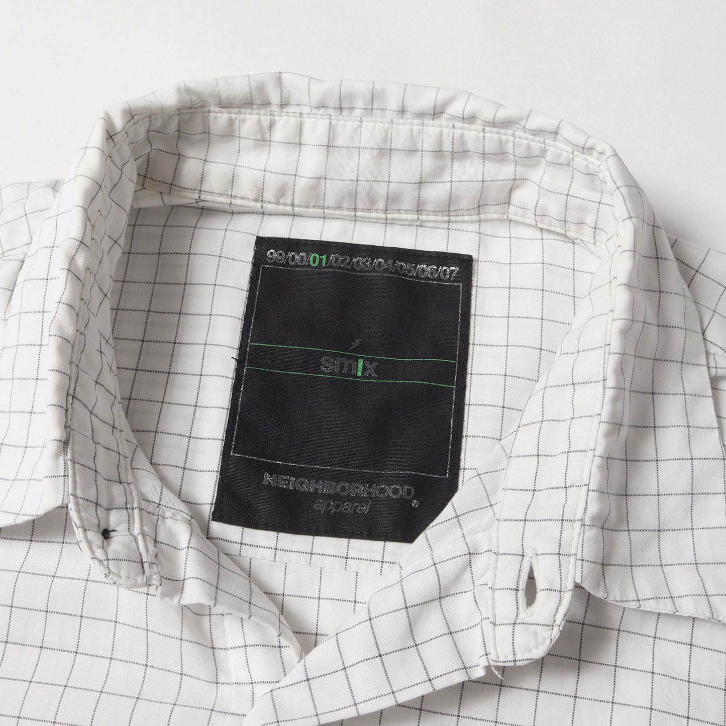 00s グラフチェック コットン 半袖シャツ