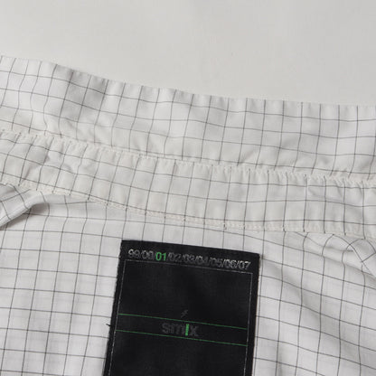 00s グラフチェック コットン 半袖シャツ