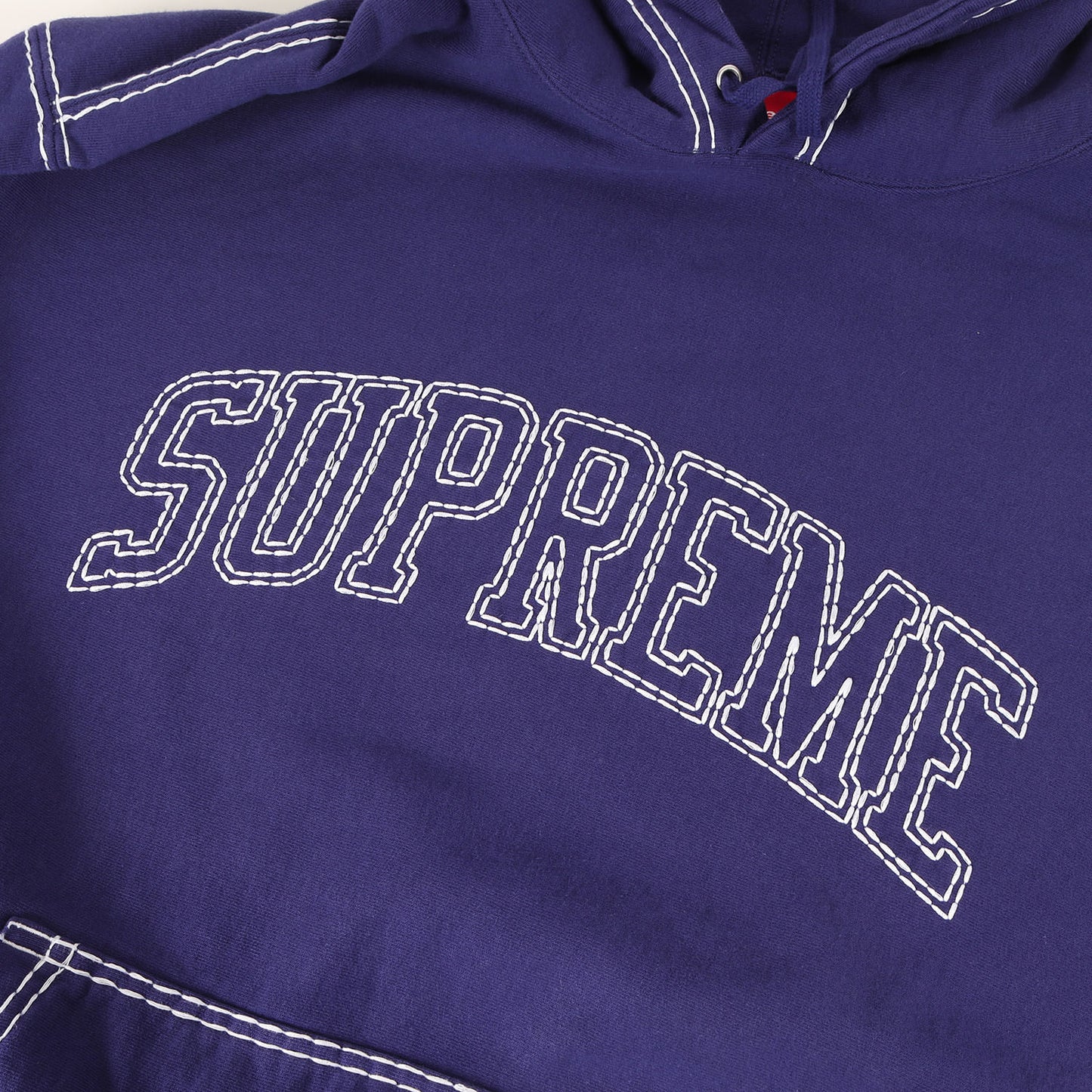 20AW ステッチ アーチロゴ スウェットパーカー(Big Stitch Hooded Sweatshirt)