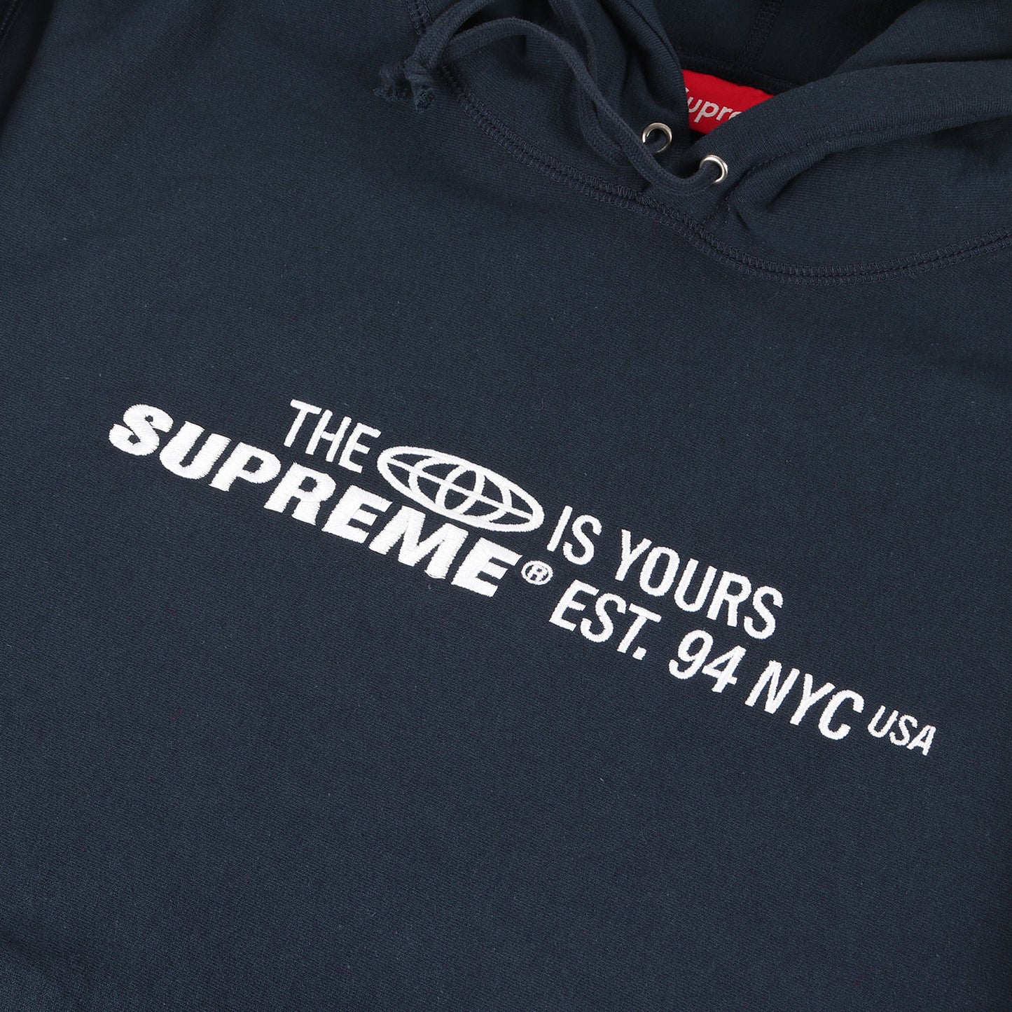 21SS ロゴ刺繍 スウェットパーカー(World Is Yours Hooded Sweatshirt)