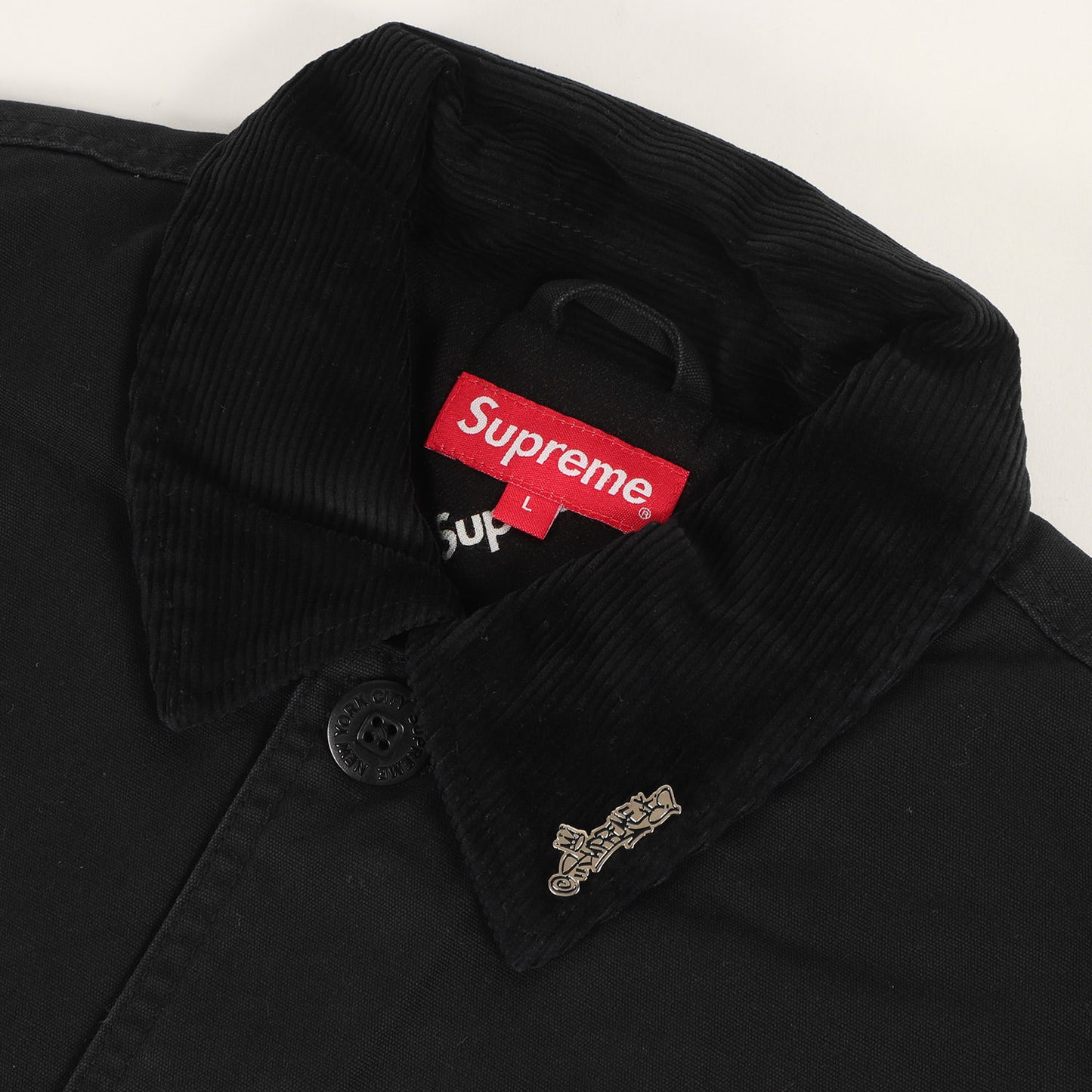 21SS 裏地総柄 コットン ワークコート(Barn Coat)