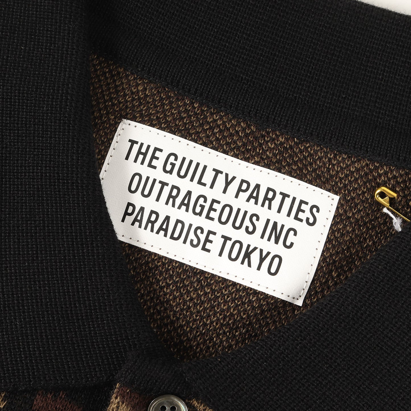 23SS レオパード柄 ジャガード ニット ポロシャツ(LEOPARD KNIT POLO SHIRT)